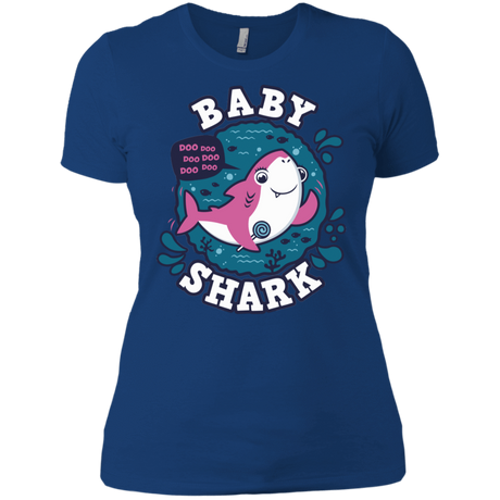 T-Shirts Royal / X-Small Shark Family trazo - Baby Girl Women's Premium T-Shirt