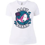 T-Shirts White / X-Small Shark Family trazo - Baby Girl Women's Premium T-Shirt