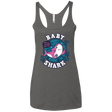 T-Shirts Premium Heather / X-Small Shark Family trazo - Baby Girl Women's Triblend Racerback Tank
