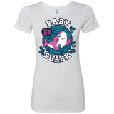 T-Shirts Heather White / S Shark Family trazo - Baby Girl Women's Triblend T-Shirt