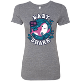 T-Shirts Premium Heather / S Shark Family trazo - Baby Girl Women's Triblend T-Shirt