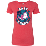 T-Shirts Vintage Red / S Shark Family trazo - Baby Girl Women's Triblend T-Shirt