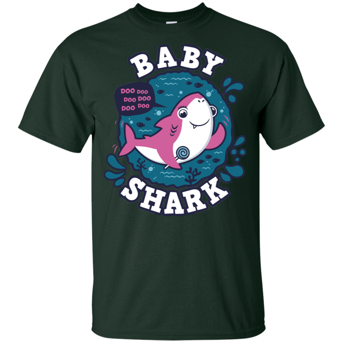 T-Shirts Forest / YXS Shark Family trazo - Baby Girl Youth T-Shirt
