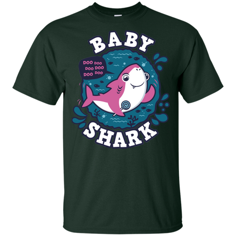 T-Shirts Forest / YXS Shark Family trazo - Baby Girl Youth T-Shirt