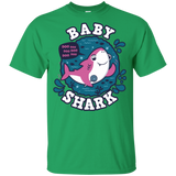 T-Shirts Irish Green / YXS Shark Family trazo - Baby Girl Youth T-Shirt