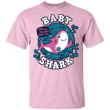 T-Shirts Light Pink / YXS Shark Family trazo - Baby Girl Youth T-Shirt