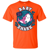 T-Shirts Orange / YXS Shark Family trazo - Baby Girl Youth T-Shirt