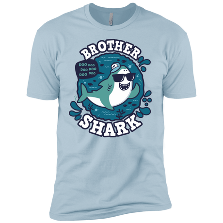 T-Shirts Light Blue / YXS Shark Family trazo - Brother Boys Premium T-Shirt
