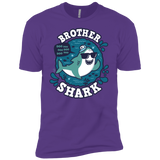 T-Shirts Purple Rush / YXS Shark Family trazo - Brother Boys Premium T-Shirt