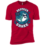 T-Shirts Red / YXS Shark Family trazo - Brother Boys Premium T-Shirt