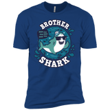 T-Shirts Royal / YXS Shark Family trazo - Brother Boys Premium T-Shirt