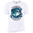 T-Shirts White / YXS Shark Family trazo - Brother Boys Premium T-Shirt