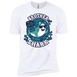 T-Shirts White / YXS Shark Family trazo - Brother Boys Premium T-Shirt