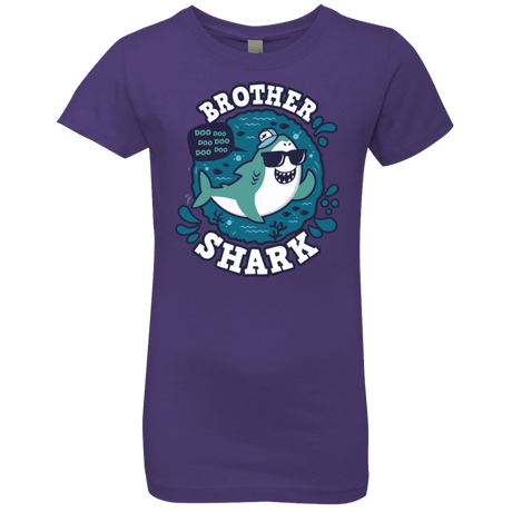 T-Shirts Purple Rush / YXS Shark Family trazo - Brother Girls Premium T-Shirt