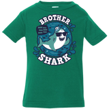 T-Shirts Kelly / 6 Months Shark Family trazo - Brother Infant Premium T-Shirt