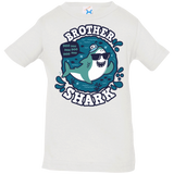 T-Shirts White / 6 Months Shark Family trazo - Brother Infant Premium T-Shirt