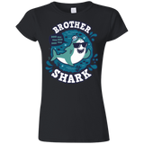 T-Shirts Black / S Shark Family trazo - Brother Junior Slimmer-Fit T-Shirt