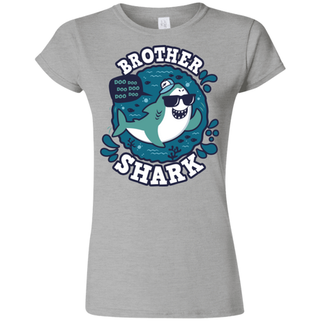 T-Shirts Sport Grey / S Shark Family trazo - Brother Junior Slimmer-Fit T-Shirt