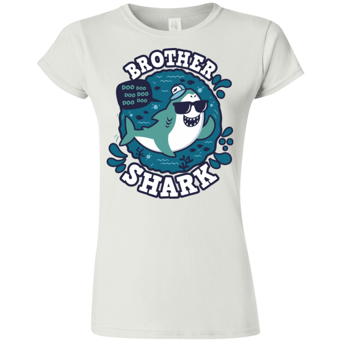 T-Shirts White / S Shark Family trazo - Brother Junior Slimmer-Fit T-Shirt