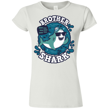 T-Shirts White / S Shark Family trazo - Brother Junior Slimmer-Fit T-Shirt