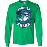 T-Shirts Irish Green / S Shark Family trazo - Brother Men's Long Sleeve T-Shirt