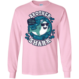 T-Shirts Light Pink / S Shark Family trazo - Brother Men's Long Sleeve T-Shirt