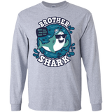 T-Shirts Sport Grey / S Shark Family trazo - Brother Men's Long Sleeve T-Shirt