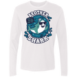 T-Shirts White / S Shark Family trazo - Brother Men's Premium Long Sleeve