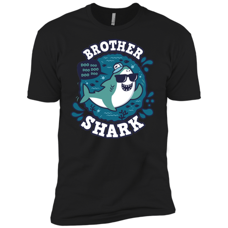 T-Shirts Black / X-Small Shark Family trazo - Brother Men's Premium T-Shirt