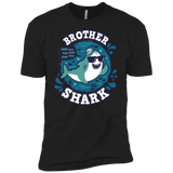 T-Shirts Black / X-Small Shark Family trazo - Brother Men's Premium T-Shirt