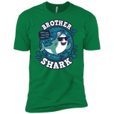 T-Shirts Kelly Green / X-Small Shark Family trazo - Brother Men's Premium T-Shirt