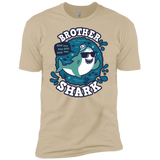 T-Shirts Sand / X-Small Shark Family trazo - Brother Men's Premium T-Shirt