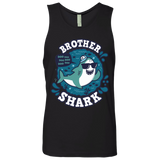 T-Shirts Black / S Shark Family trazo - Brother Men's Premium Tank Top