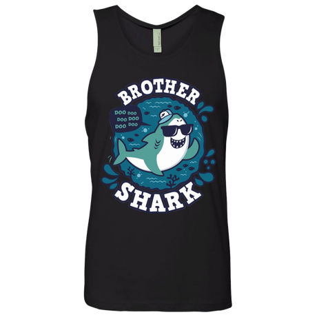 T-Shirts Black / S Shark Family trazo - Brother Men's Premium Tank Top