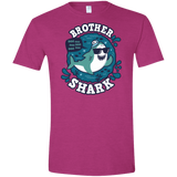 T-Shirts Antique Heliconia / S Shark Family trazo - Brother Men's Semi-Fitted Softstyle
