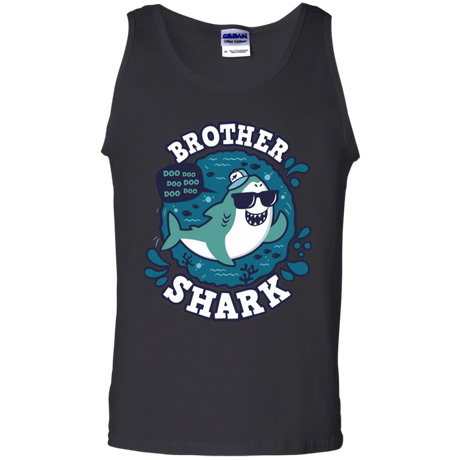 T-Shirts Black / S Shark Family trazo - Brother Men's Tank Top