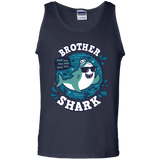 T-Shirts Navy / S Shark Family trazo - Brother Men's Tank Top