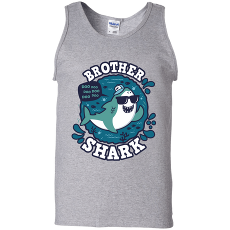 T-Shirts Sport Grey / S Shark Family trazo - Brother Men's Tank Top
