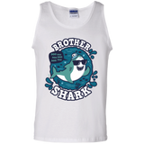 T-Shirts White / S Shark Family trazo - Brother Men's Tank Top