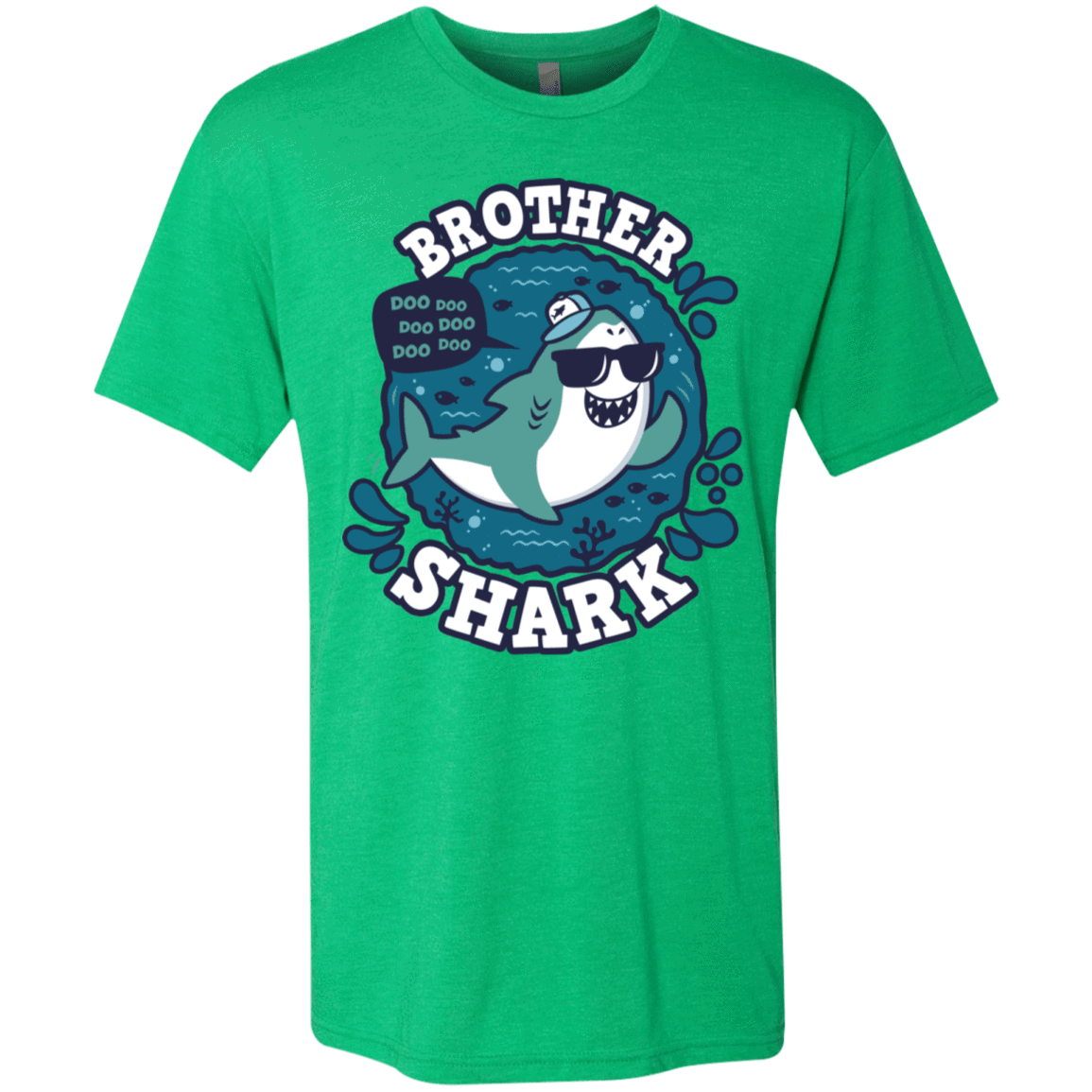 T-Shirts Envy / S Shark Family trazo - Brother Men's Triblend T-Shirt