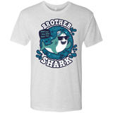 T-Shirts Heather White / S Shark Family trazo - Brother Men's Triblend T-Shirt