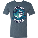 T-Shirts Indigo / S Shark Family trazo - Brother Men's Triblend T-Shirt