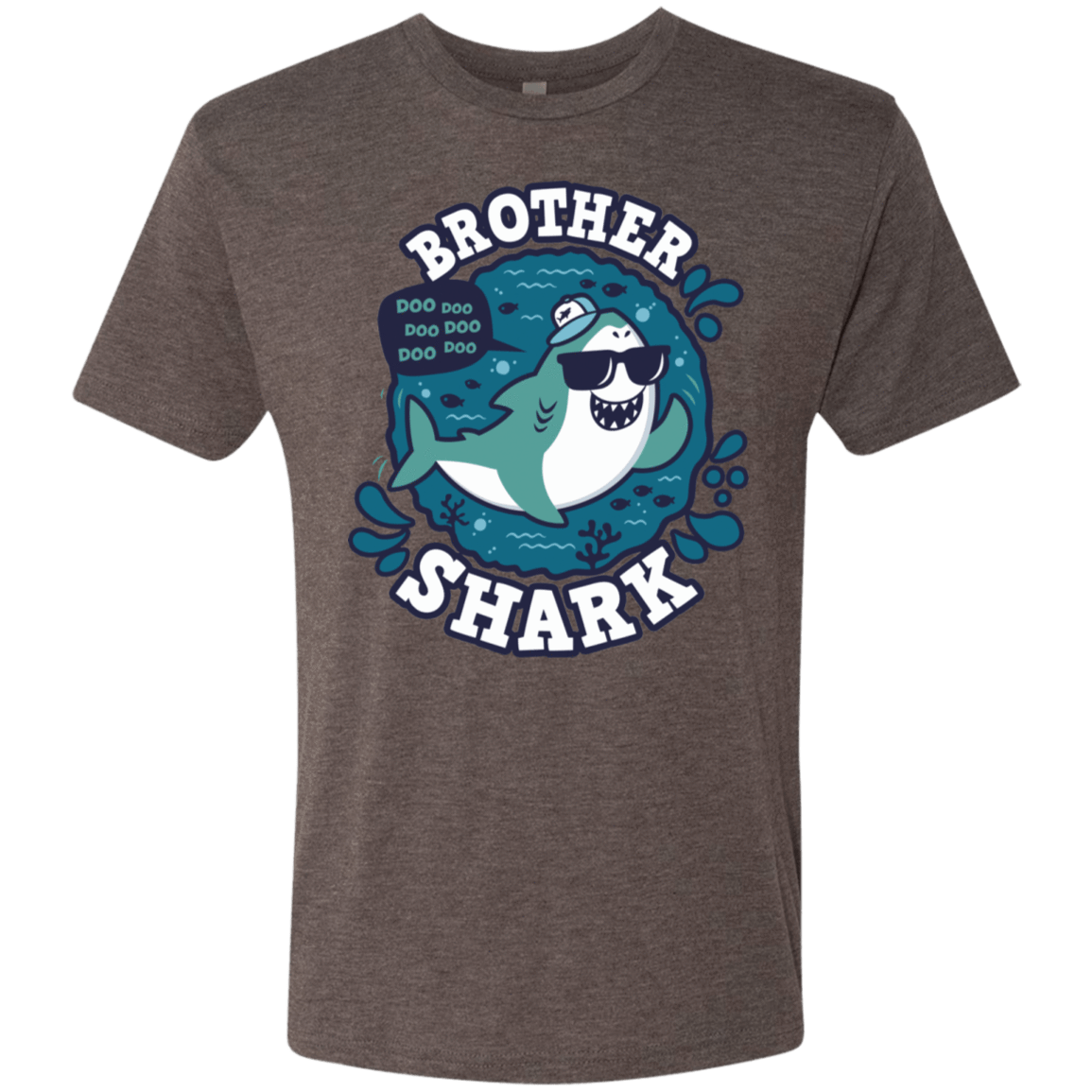 T-Shirts Macchiato / S Shark Family trazo - Brother Men's Triblend T-Shirt