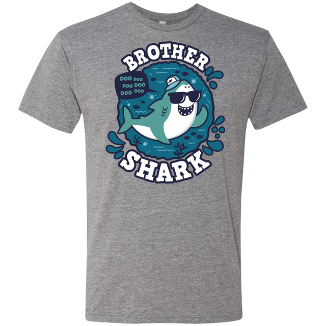 T-Shirts Premium Heather / S Shark Family trazo - Brother Men's Triblend T-Shirt