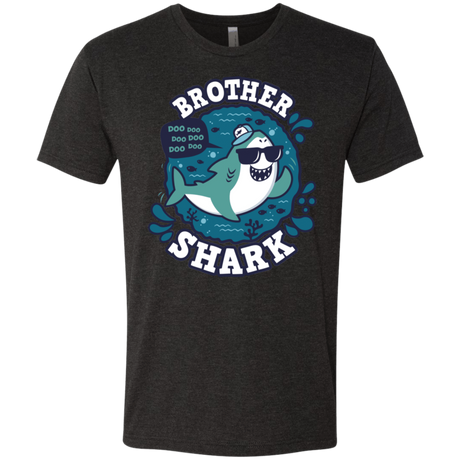 T-Shirts Vintage Black / S Shark Family trazo - Brother Men's Triblend T-Shirt
