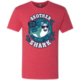 T-Shirts Vintage Red / S Shark Family trazo - Brother Men's Triblend T-Shirt