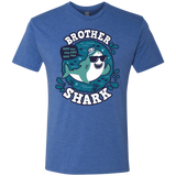 T-Shirts Vintage Royal / S Shark Family trazo - Brother Men's Triblend T-Shirt