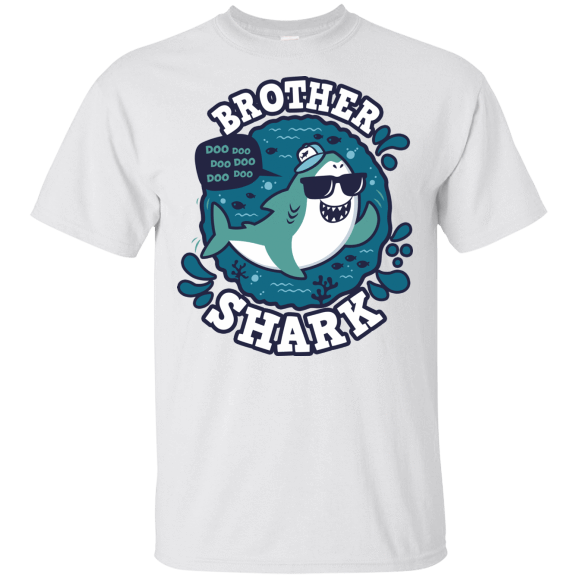 T-Shirts White / S Shark Family trazo - Brother T-Shirt