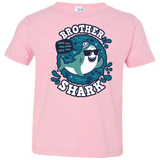 T-Shirts Pink / 2T Shark Family trazo - Brother Toddler Premium T-Shirt