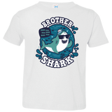 T-Shirts White / 2T Shark Family trazo - Brother Toddler Premium T-Shirt